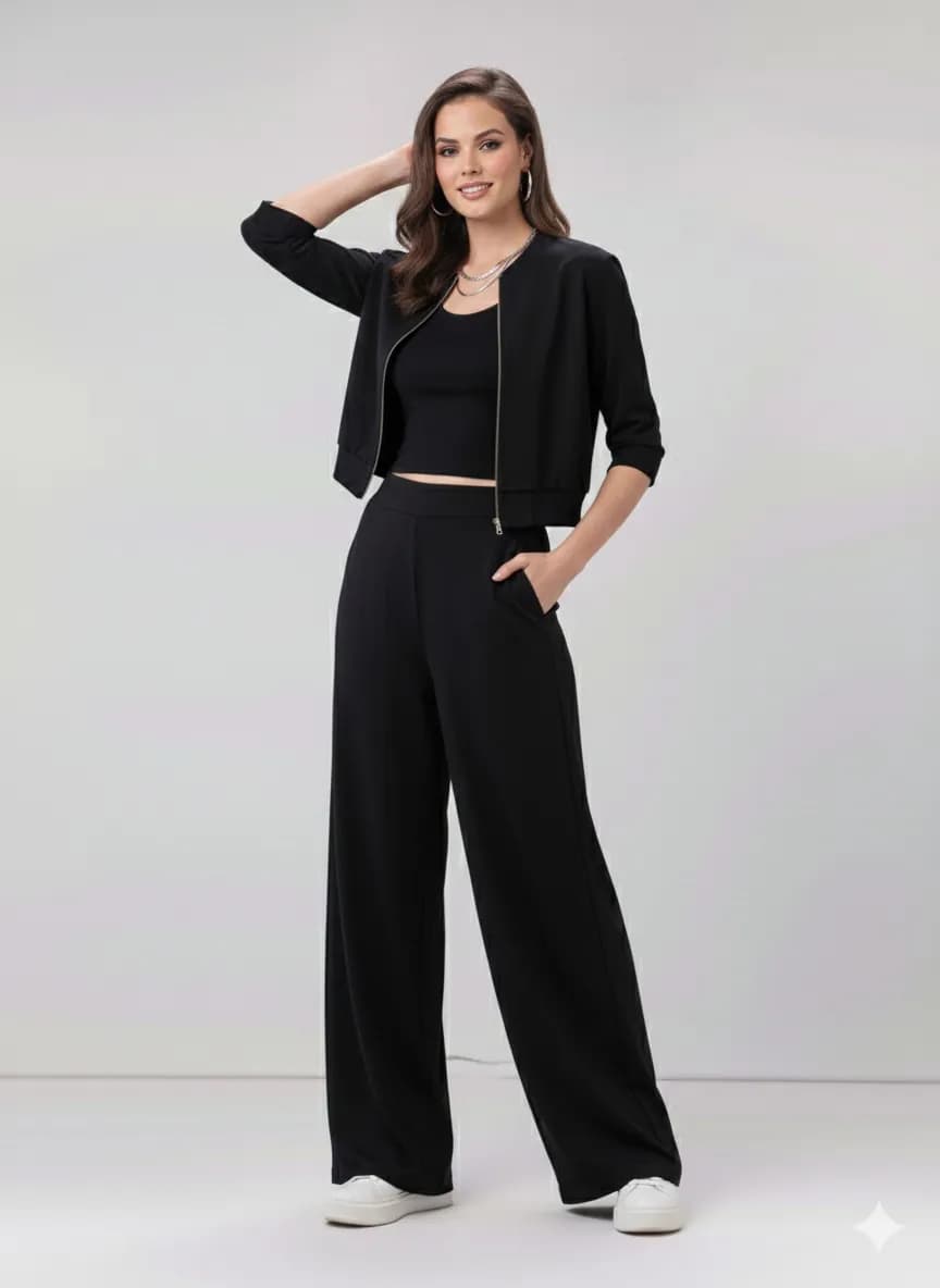 Black Baggy Pants - 4